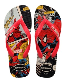 Havaianas Men's Flip-Flops Top Marvel Spiderman Comic  Flip flops