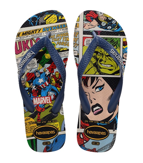 Havaianas Men's Flip-Flops Top Marvel Avengers  Flip flops