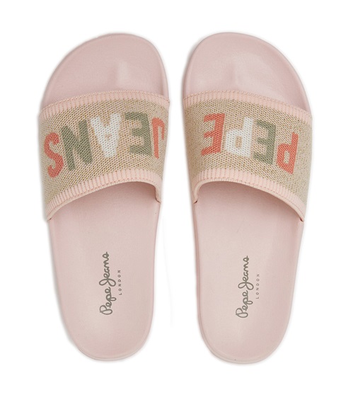 Pepe Jeans Women's Slide Knit  Slippers-Slides