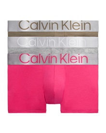 Calvin Klein Ανδρικό Boxer Steel Cotton Trunks - Τριπλό Πακέτο  Boxerακια