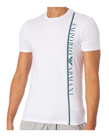 Emporio Armani Men's T-Shirt Lounge Organic Side Logo  T-shirts