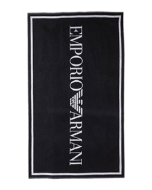Emporio Armani Πετσέτα Θαλάσσης Frame Logo 170x100εκ  Πετσέτες Θαλάσσης
