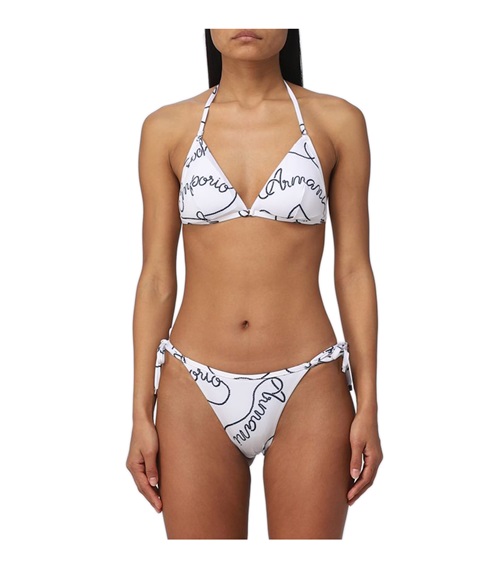Emporio Armani Γυναικείο Μαγιό Bikini Set Τρίγωνο-Slip Rope Logo  Μαγίο Μπικίνι Set