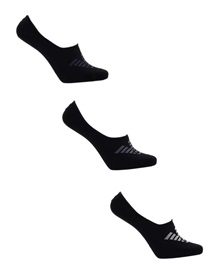 Emporio Armani Men's No-Show Socks Eagle Logo - 3 Pairs  Socks