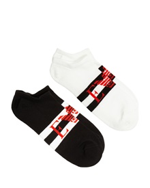 Emporio Armani Ανδρικές Κάλτσες Σοσόνια Double Stripe Logo - 2 Ζεύγη  Κάλτσες