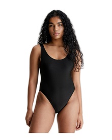 Calvin Klein Women's Swimwear One-Piece Scoop Back Intense Power  One Piece Swimsuit