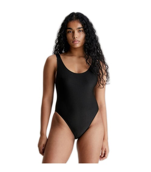 Calvin Klein Women's Swimwear One-Piece Scoop Back Intense Power  One Piece Swimsuit