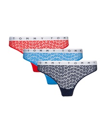 Tommy Hilfiger Women's String Lace Logo Thong - 3 Pack  String