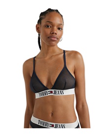 Tommy Hilfiger Women's Bralette Triangle Archive Lace  Bustiers