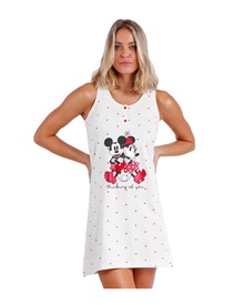 Admas Women's Nightdress Mickey Minnie Thinking Of You  Nightdresses