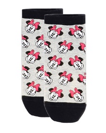 Admas Women's Ankle Socks Disney Minnie Smile  Socks