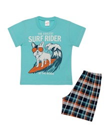 Minerva Βρεφική Πυτζάμα Αγόρι Coolest Surf Rider  Πυτζάμες