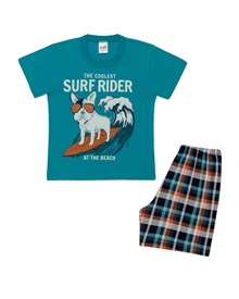 Minerva Βρεφική Πυτζάμα Αγόρι Coolest Surf Rider  Πυτζάμες