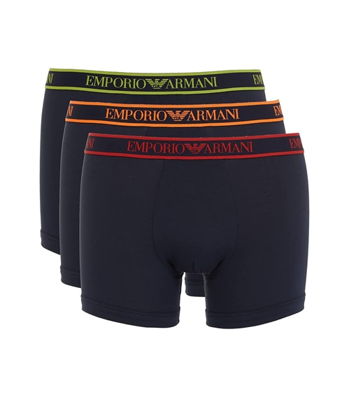 Emporio Armani Men's Boxer Long Stretch Cotton Trunks - 3 Pack  Boxer