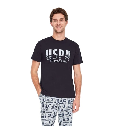 U.S. Polo ASSN. Men's Pyjama USPA Logo  Pyjamas