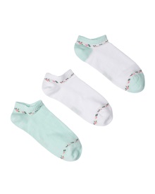 FMS Γυναικείες Κάλτσες Sneaker Blossom - 3 Ζεύγη  Κάλτσες