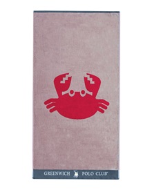 Greenwich Polo Club Kids Beach Towel Crab 70x140cm  Beach Accessories