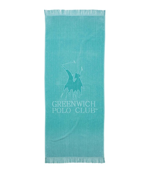 Greenwich Polo Club Beach Towel Logo Fringes 90x190cm  Towels