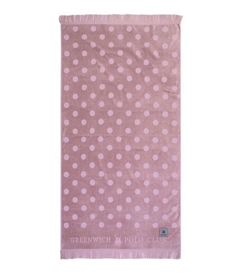 Greenwich Polo Club Beach Towel Dots Fringes 90x190cm  Towels