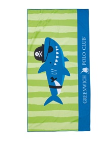 Greenwich Polo Club Kids Beach Towel Pirate Shark 70x140cm  Beach Accessories
