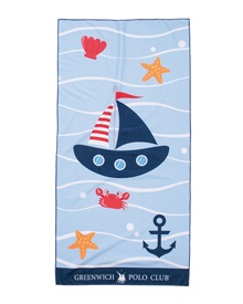 Greenwich Polo Club Kids Beach Towel Boat 70x140cm  Beach Accessories