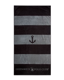 Greenwich Polo Club Πετσέτα Θαλάσσης Stripes Anchor 90x170εκ  Πετσέτες Θαλάσσης