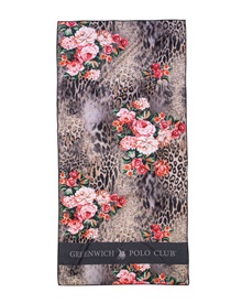 Greenwich Polo Club Beach Towel Leopard Flowers 80x170cm  Towels