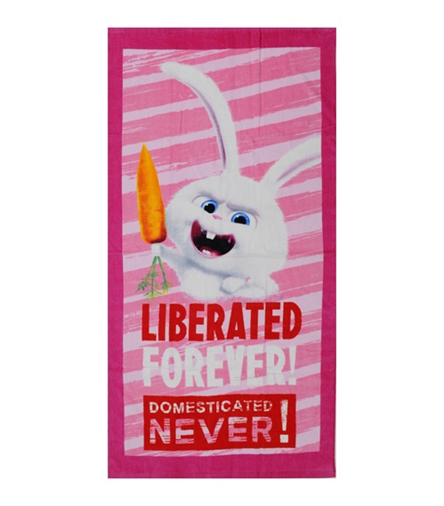 FMS Παιδική Πετσέτα Θαλάσσης Κορίτσι Liberated Forever Bunny 70x140εκ  Αξεσουάρ Θαλάσσης