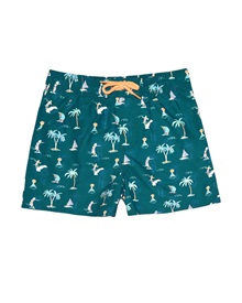 Sun Project Kids Swimwear Shorts Boy Tropical Island  Swimsuit