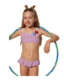 Ysabel Mora Kids-Teen Swimwear Bikini Set Girl Flowers  Swimsuit