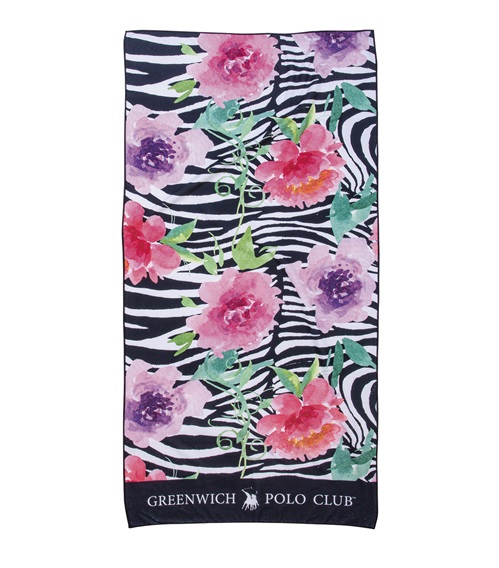 Greenwich Polo Club Beach Towel Roses 80x170cm  Towels