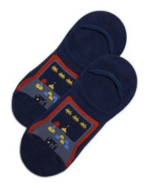 Ysabel Mora Men's No-Show Socks Sockarats Retro Game  Socks