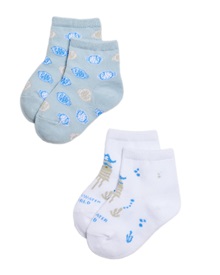 Ysabel Mora Infant Socks Boy Pirate - 2 Pairs  Socks