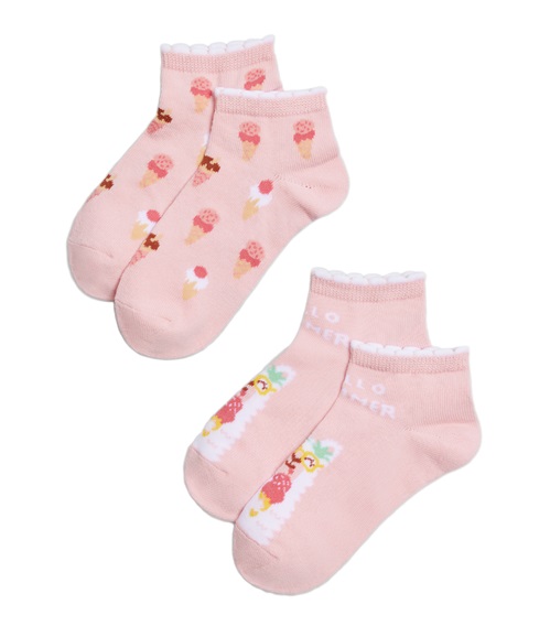 Ysabel Mora Παιδικές Κάλτσες Κορίτσι Hello Summer - 2 Ζεύγη  Κάλτσες