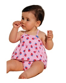 Ysabel Mora Infant Swimwear Girl Shirt Strawberries  Girls Swimwear