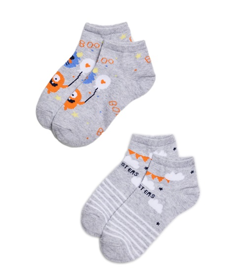 Ysabel Mora Παιδικές Κάλτσες Αγόρι Monsters - 2 Ζεύγη  Κάλτσες