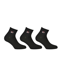 FILA Unisex Socks Quarter Plain - 3 Pairs  Socks