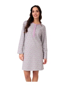 Lydia Creations Women's Nightdress Blossom Buttons  Nightdresses