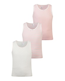 Energiers Kids Vest Girl Hearts - 3 Pack  T-shirts