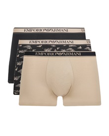 Emporio Armani Men's Boxer Stretch Cotton Print - 3 Pack  Boxer