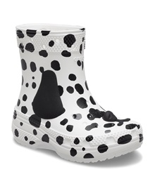 Crocs Παιδικές Γαλότσες Κορίτσι Classic I Am Dalmatian Boot T  Παντόφλες