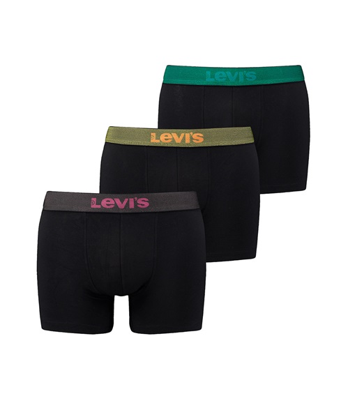 Levi's Men's Boxer Dystropian Organic Cotton - Gift Box - 3 Pack  Boxer