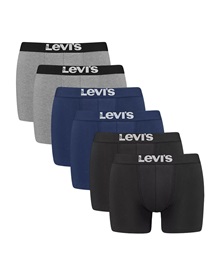 Levi's Men's Boxer Solid Basic Organic Cotton - 6 Pack  Boxer
