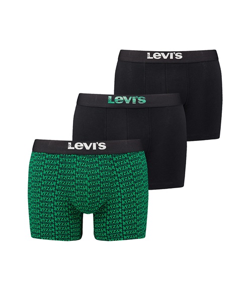 Levi's Ανδρικό Boxer Dystropian Organic Cotton - Συσκευασία Δώρου - Τριπλό Πακέτο  Boxerακια
