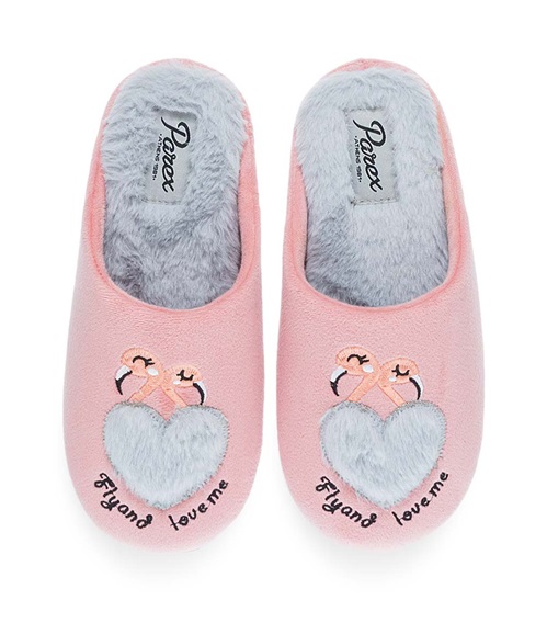 Parex Women's Home Slippers Flamingo Love  Slippers