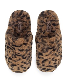 Parex Γυναικείες Παντόφλες Σπιτιού Fluffy Leopard  Παντόφλες