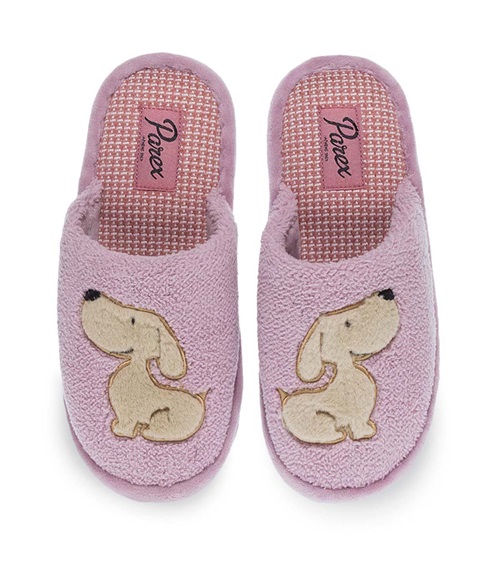 Parex Women's Home Slippers Puppy  Slippers