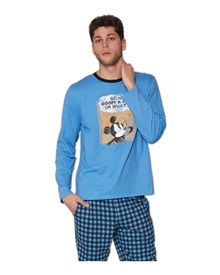 Admas Men's Pyjama Disney Mickey Question  Pyjamas