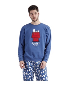 Admas Men's Pyjama Peanuts Snoopy Home  Pyjamas