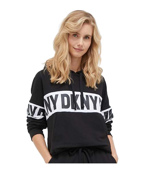 DKNY Women's Top Jumpsuit Hoodie Logo  Pyjamas